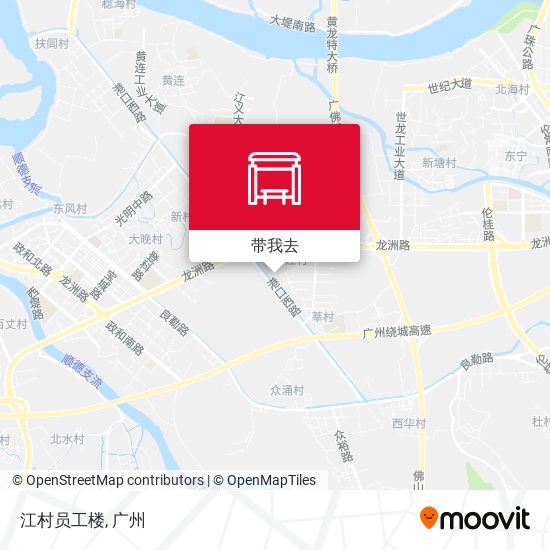 江村员工楼地图
