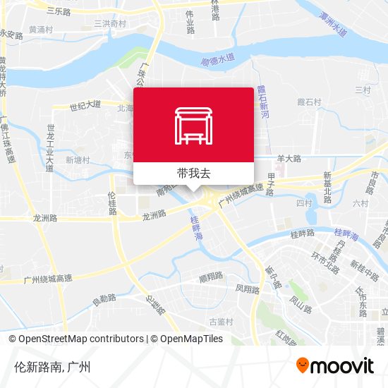 伦新路南地图