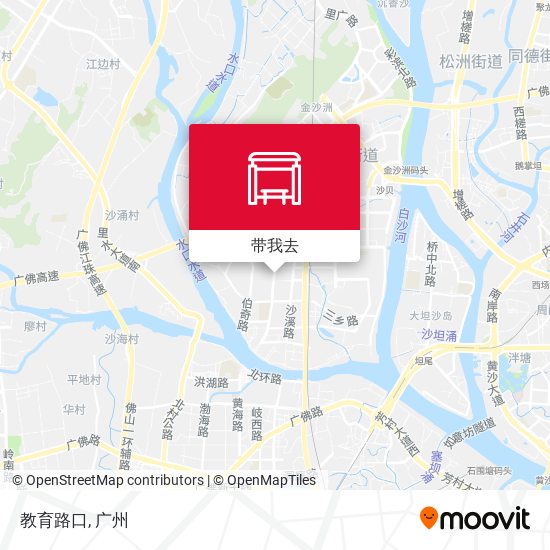 教育路口地图