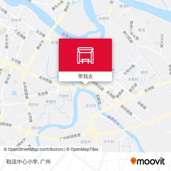 勒流中心小学地图