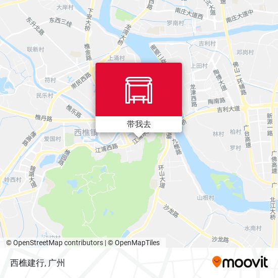 西樵建行地图