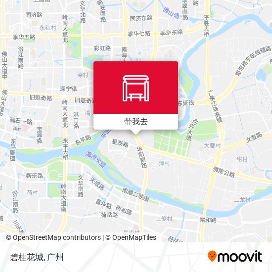 碧桂花城地图