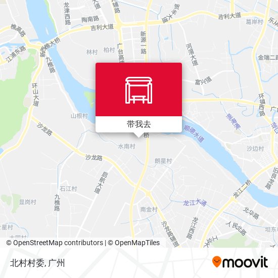 北村村委地图