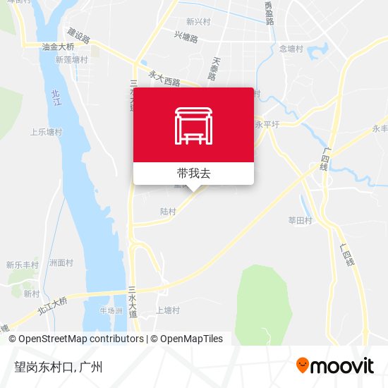 望岗东村口地图