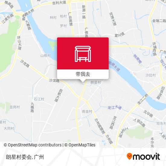 朗星村委会地图