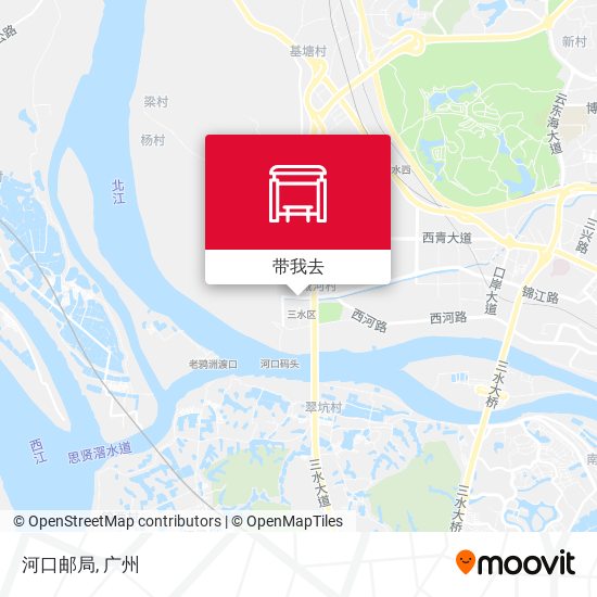 河口邮局地图