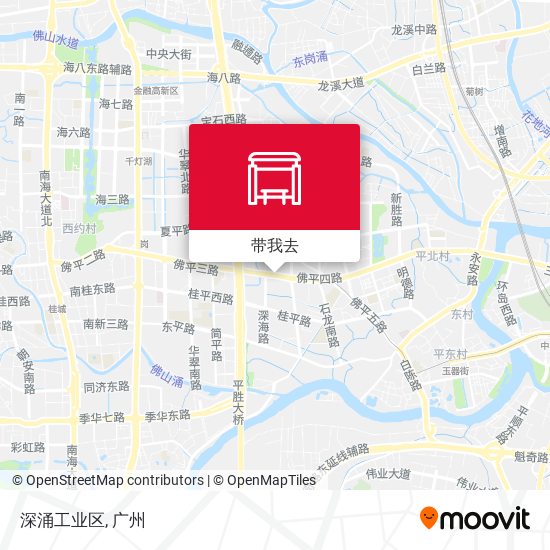 深涌工业区地图