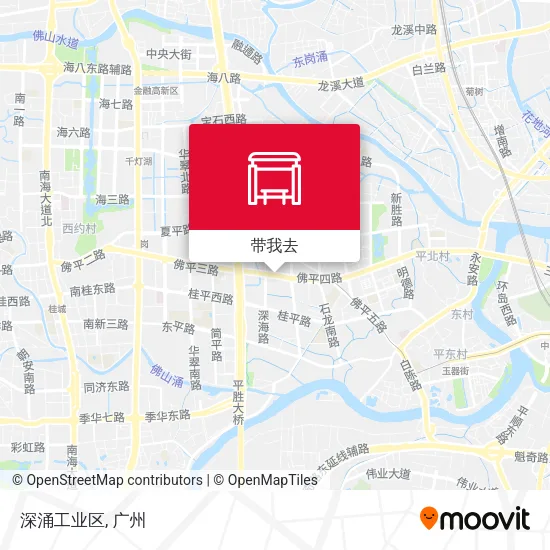 深涌工业区地图
