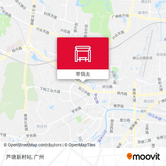 芦塘新村站地图
