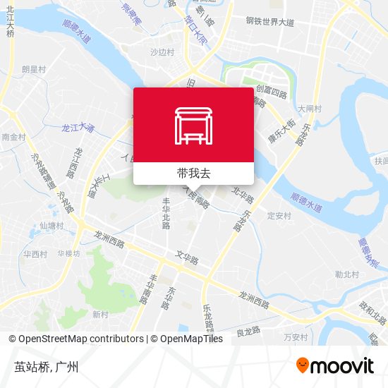 茧站桥地图