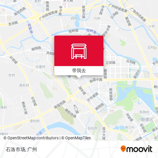 石洛市场地图