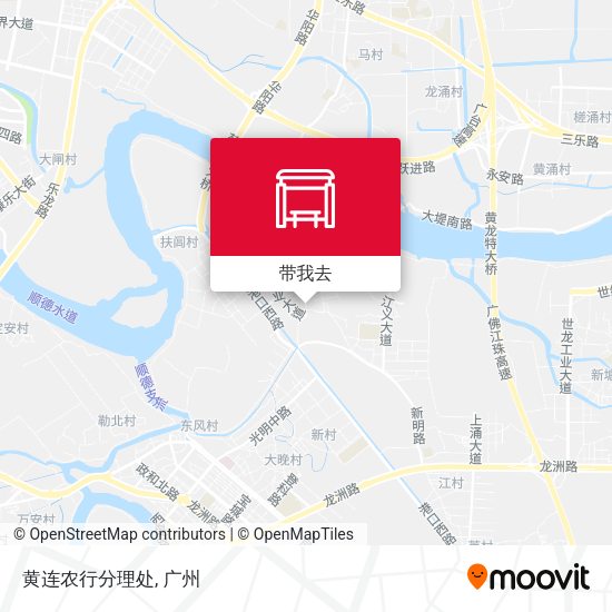 黄连农行分理处地图