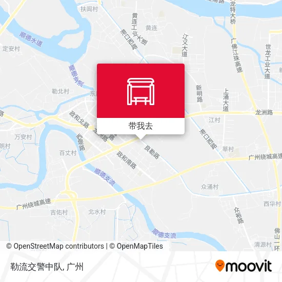 勒流交警中队地图