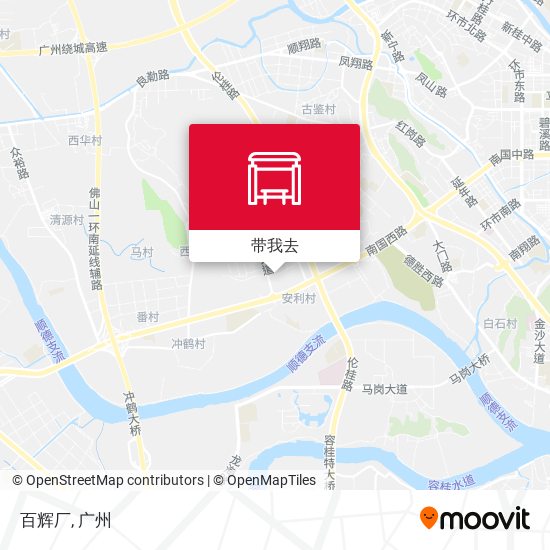 百辉厂地图