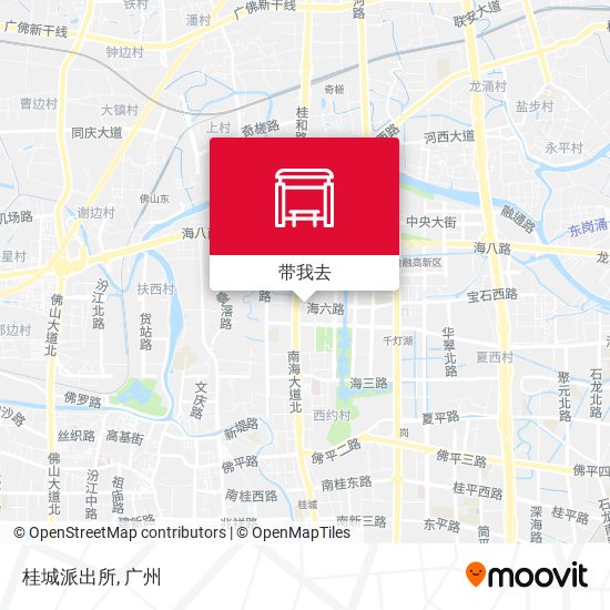 桂城派出所地图