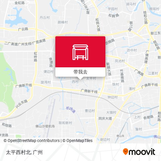 太平西村北地图