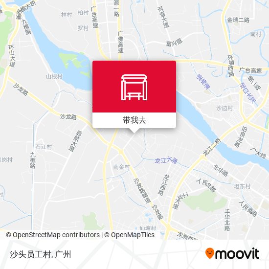 沙头员工村地图