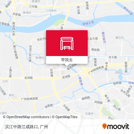 滨江中路江成路口地图