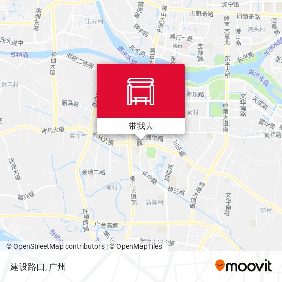 建设路口地图