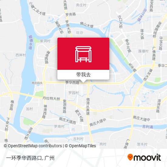 一环季华西路口地图