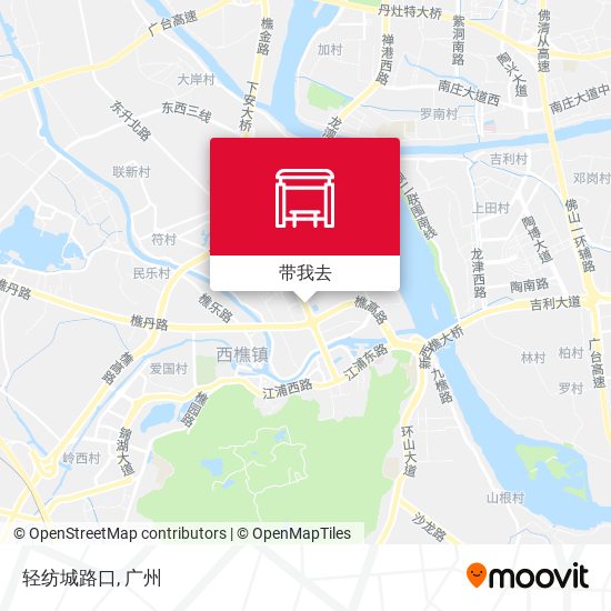 轻纺城路口地图