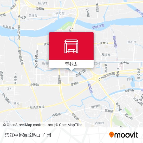 滨江中路海成路口地图