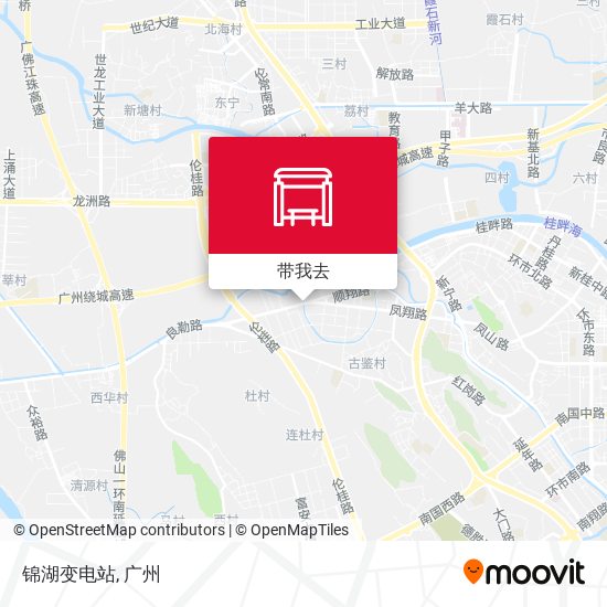 锦湖变电站地图