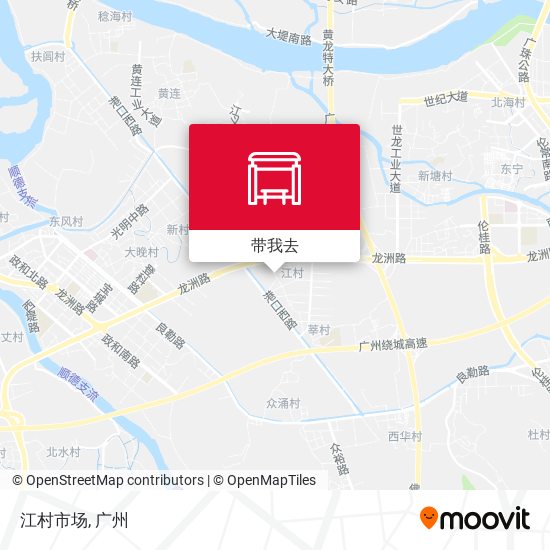 江村市场地图