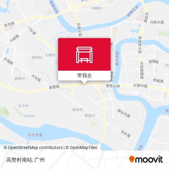 高赞村南站地图