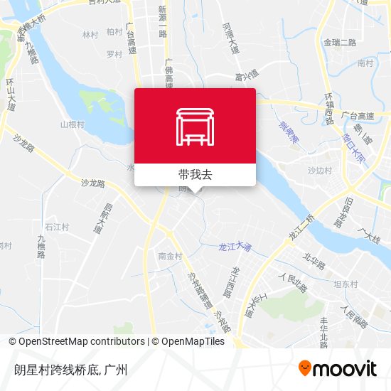 朗星村跨线桥底地图