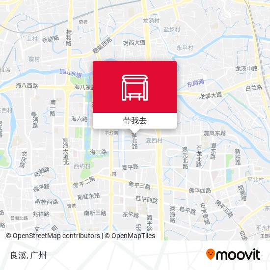 良溪地图