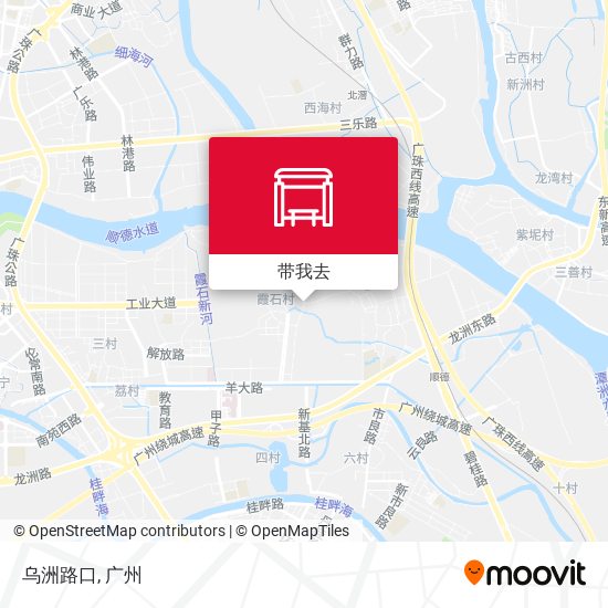 乌洲路口地图