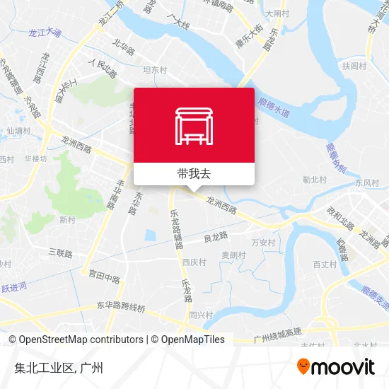 集北工业区地图