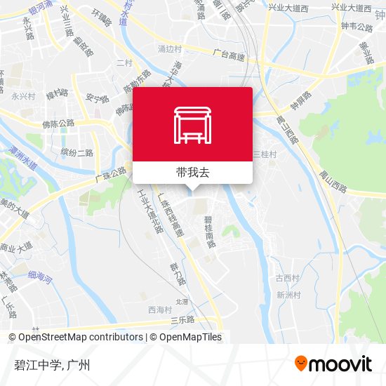 碧江中学地图