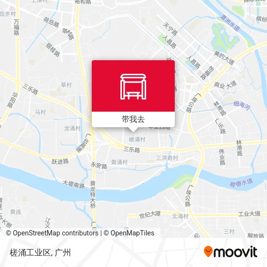 槎涌工业区地图