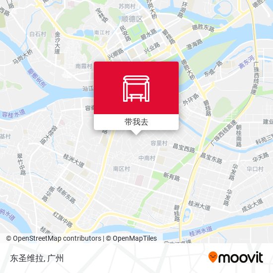 东圣维拉地图
