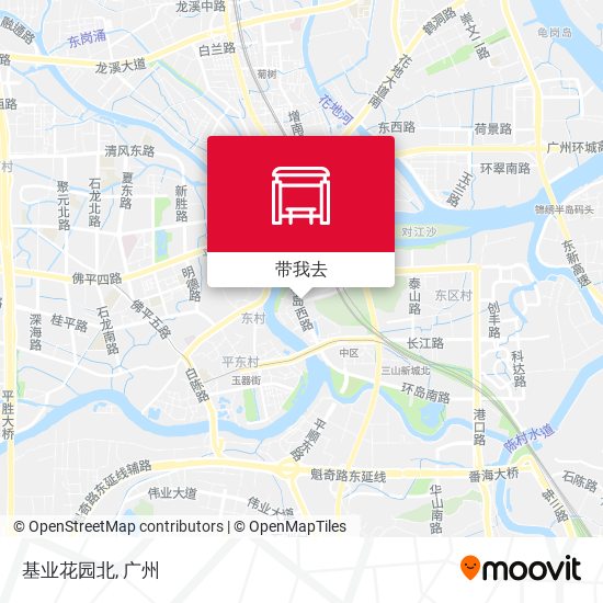 基业花园北地图