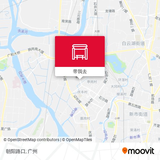 朝阳路口地图