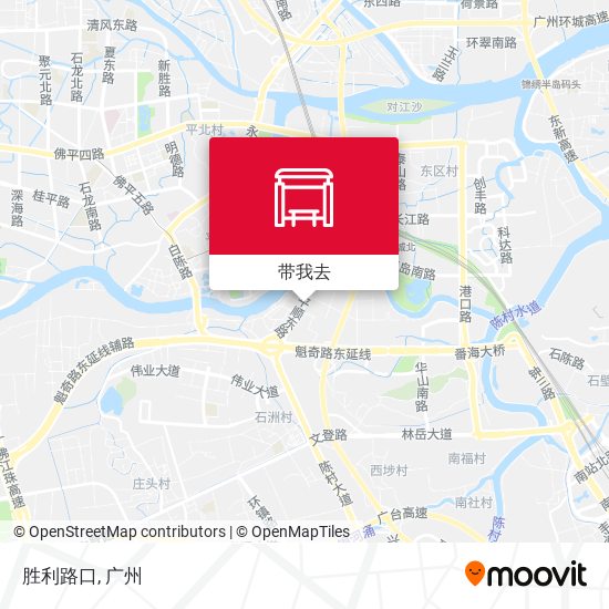 胜利路口地图