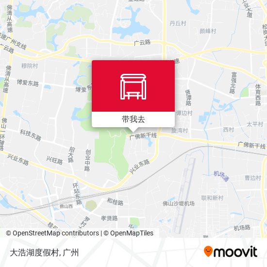大浩湖度假村地图