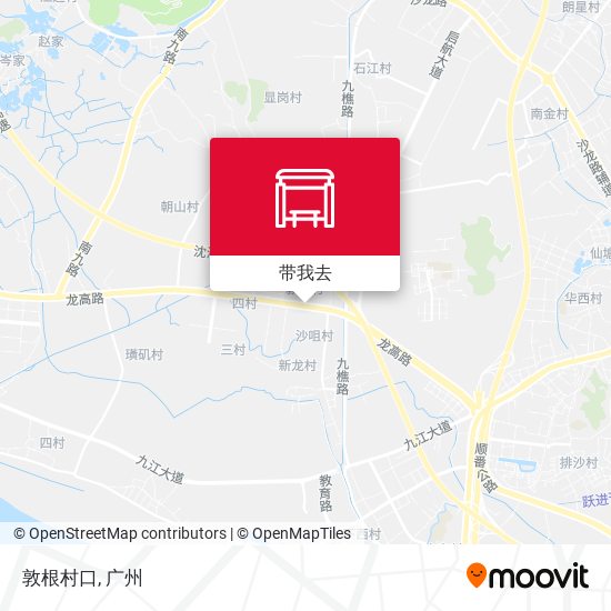 敦根村口地图