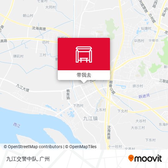 九江交警中队地图