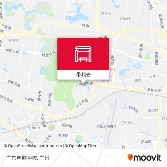 广东粤剧学校地图