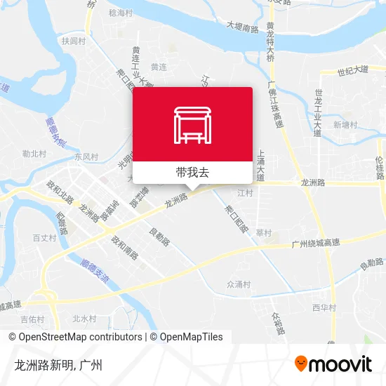 龙洲路新明地图
