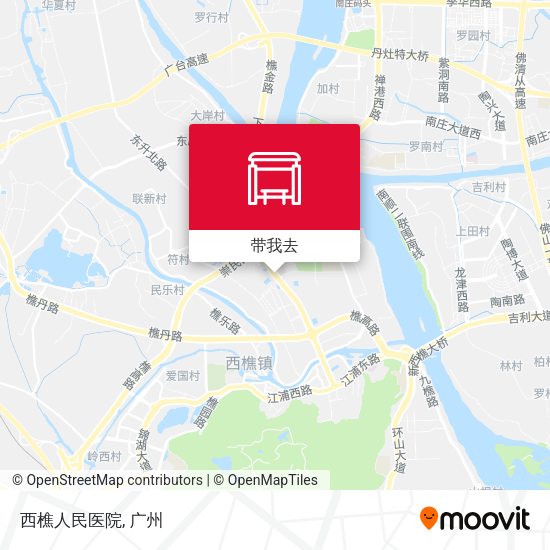 西樵人民医院地图