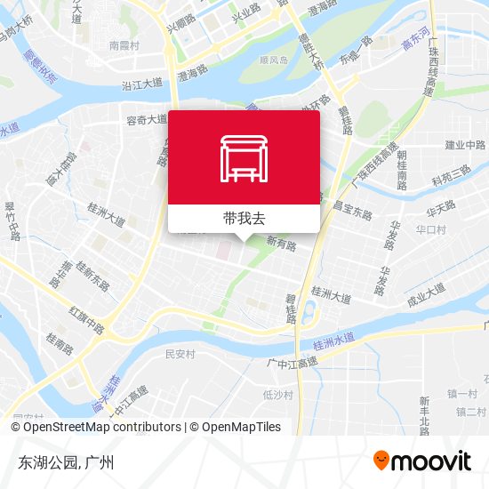 东湖公园地图