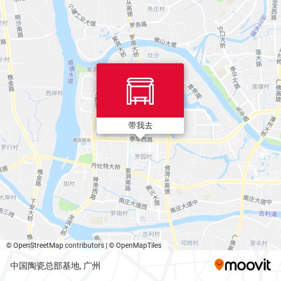 中国陶瓷总部基地地图