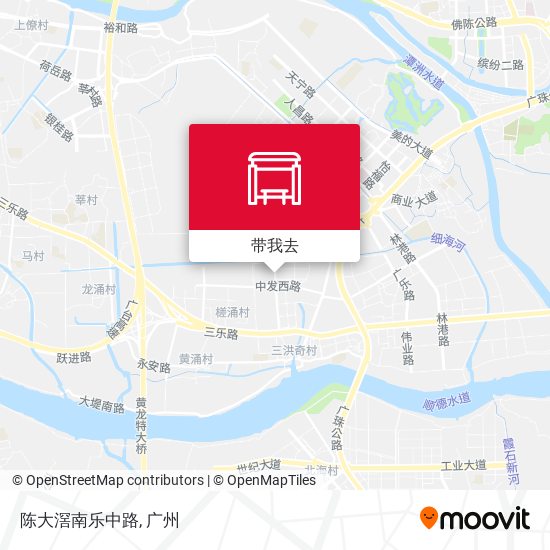 陈大滘南乐中路地图