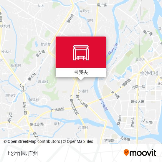 上沙竹园地图