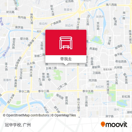 冠华学校地图